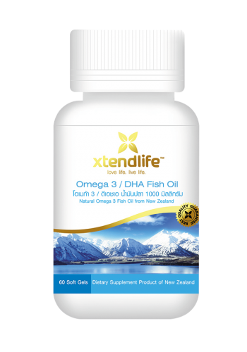 Omega 3/DHA Fish Oil  Support your heart  Fuel your brain to maintain brain health and function  Support healthy cholesterol levels  Maintain joint health  Support healthy blood pressure  Lift your mood  Support healthy blood sugar levels  boost your enegy  xtendlife  xtendlifethailand